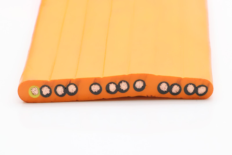 橙色护套扁电缆YFFB-12*4
